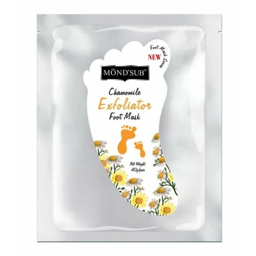 Маска-носочки для ног MondSub отшелушивающая с ромашкой 40г 405₽