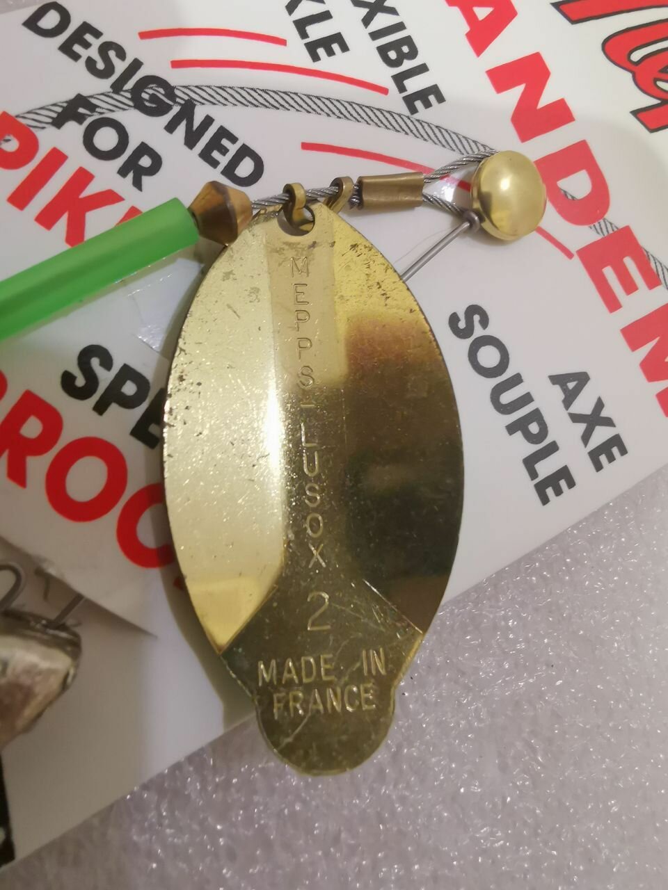 Блесна Mepps TANDEM PIKE GREEN/BLACK 27г. — фото 1