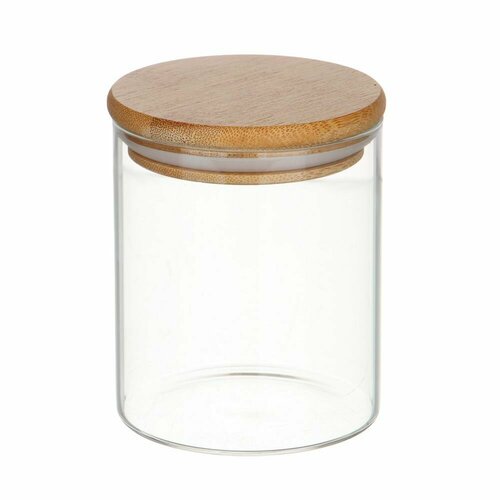 VETTA Банка для хранения с бамбуковой крышкой 10х85см стекло 443₽