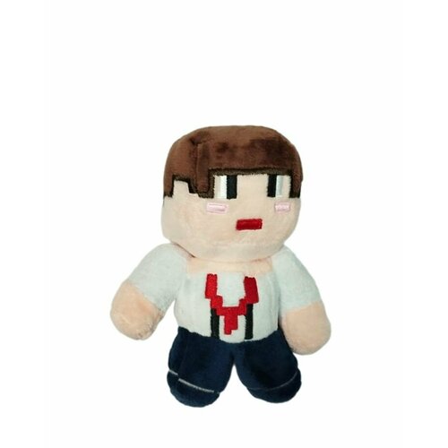 Мягкая игрушка-брелок Майнкрафт Стив, плюшевый, 10 см