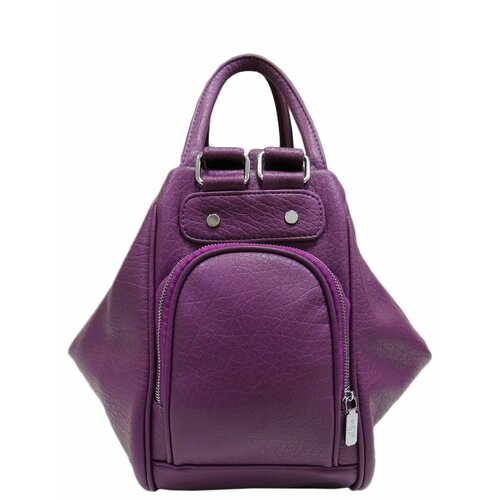 Рюкзак торба Bl.Balii, фактура зернистая, фиолетовый