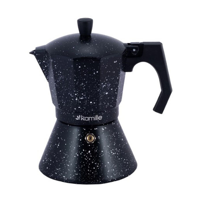 Кофеварка гейзерная 450мл Kamille KM-2513-MR