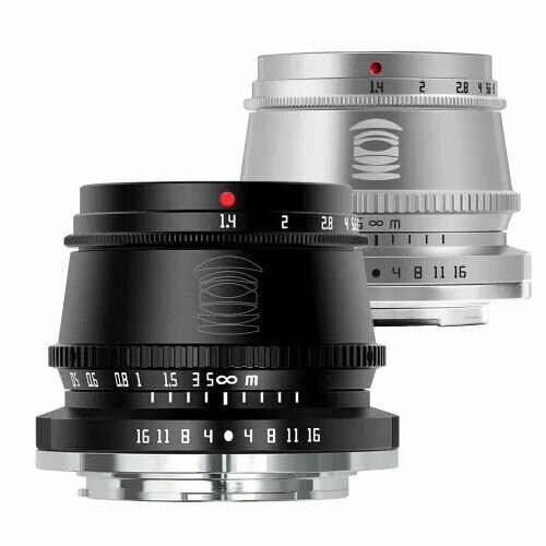 TTartisan Объектив 35mm F14 APS-C Prime silvery Серебряный 712500₽