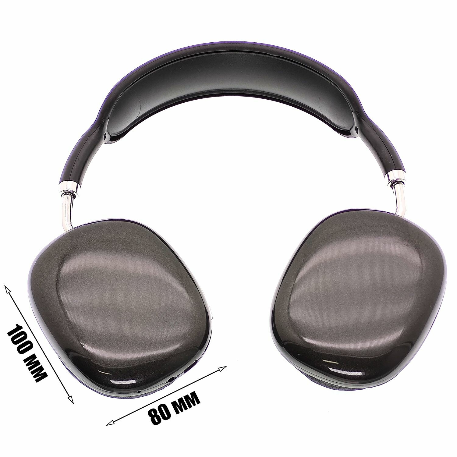 Наушники беспроводные Bluetooth с микрофоном и радио Орбита OT-ERB53 Черные — фото 1