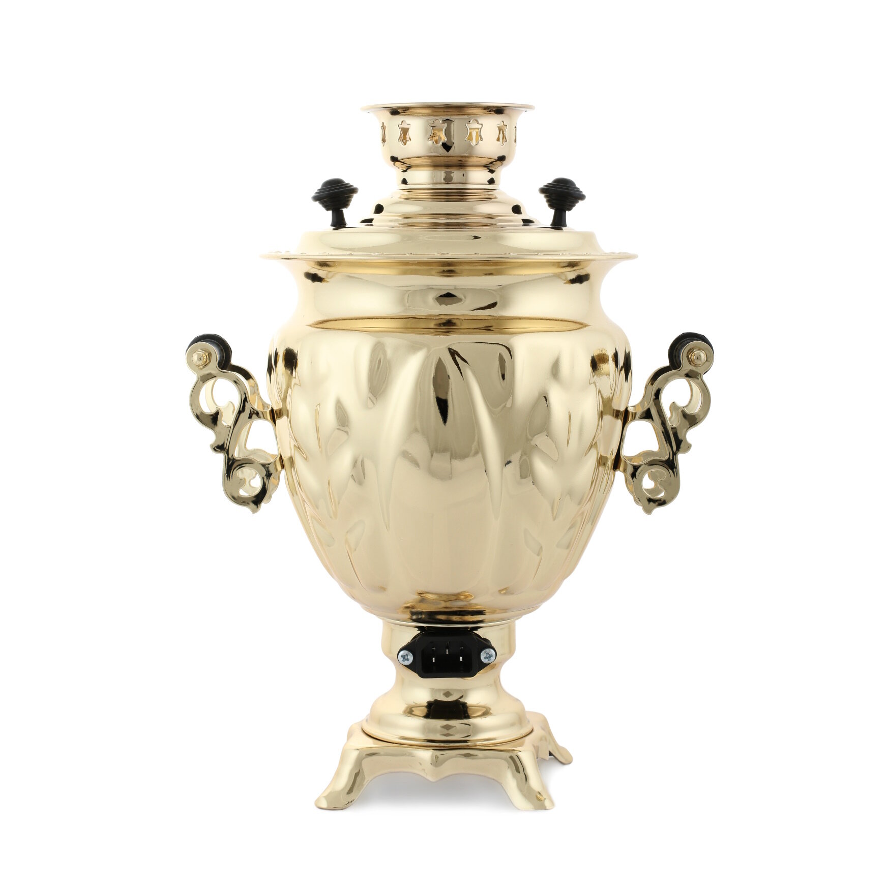 фото Самовар электрический 3 л. Желудь, желтый (13390)