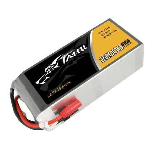Аккумулятор LiPo GensAce Tattu 222V 6S1P 22000mAh 30C с разъемом AS150XT150 TA-30C-22000-6S1P-AS150 69990₽