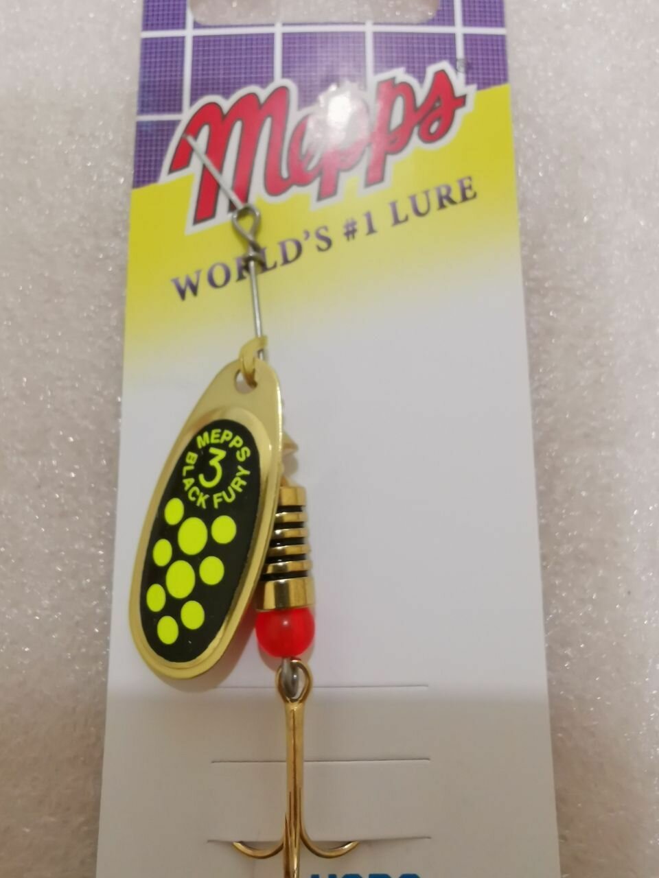 Блесна Mepps BLACK FURY CHARTREUSE OR #3 (6,5г)