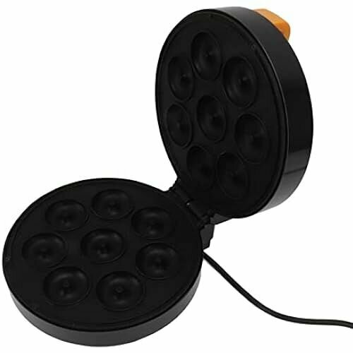 Электрическая машина для изготовления пончиков Qcwwy машина для изготовления пончиков из алюминиевой пластины с 8 отверстиями для десертов вилка европейского стандарта 1400 Вт 220 В 2283900₽