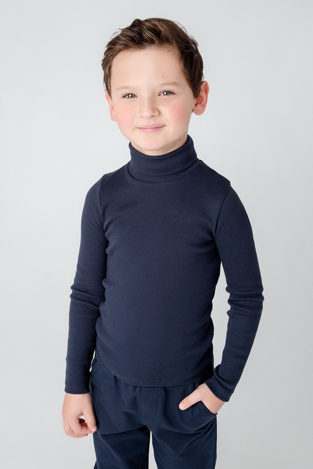 Водолазка crockid, размер 52/92, синий