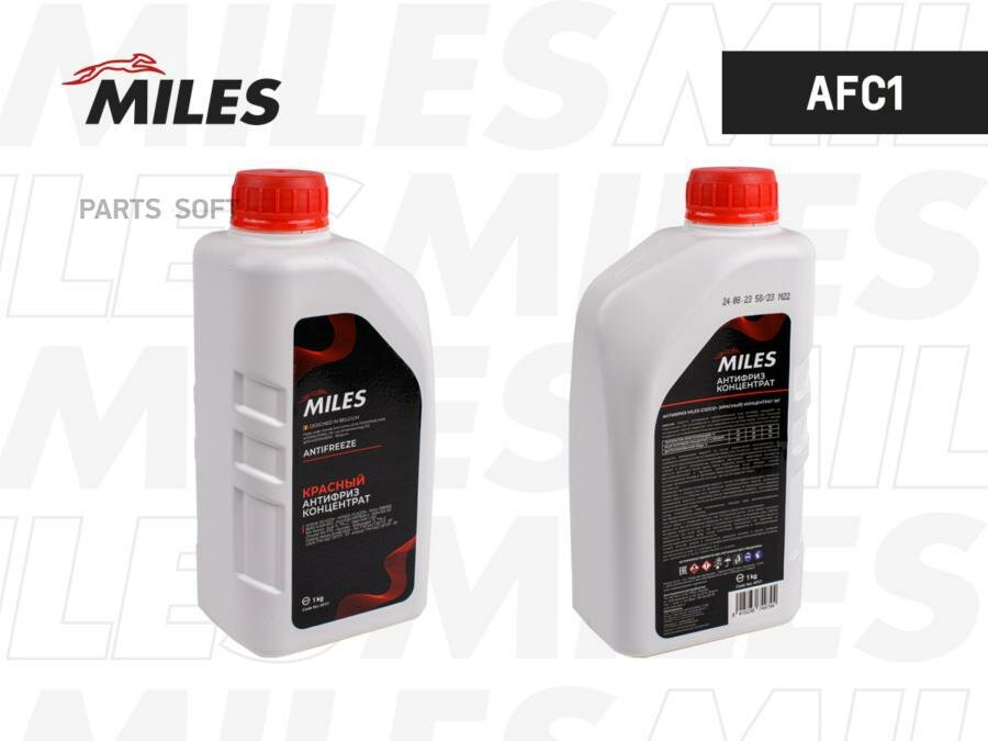 MILES AFC1 Антифриз концентрат G12/G12+ (красный) 1кг