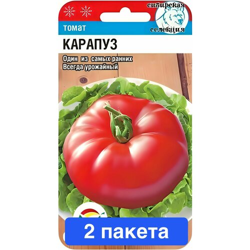 Семена овощей Сибирский Сад "Томат Карапуз", 20 шт. 2 пакета