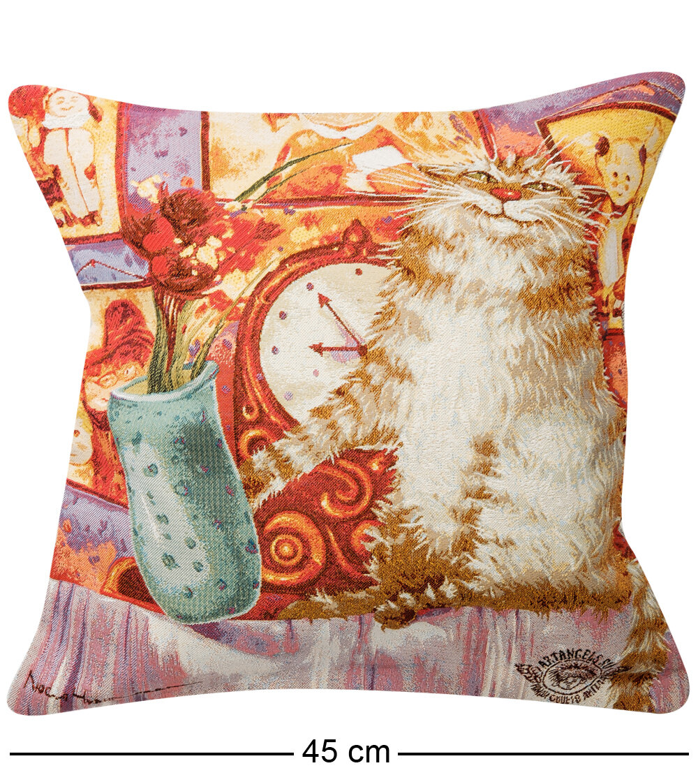 Подушка гобеленовая 'Вредный' 45х45