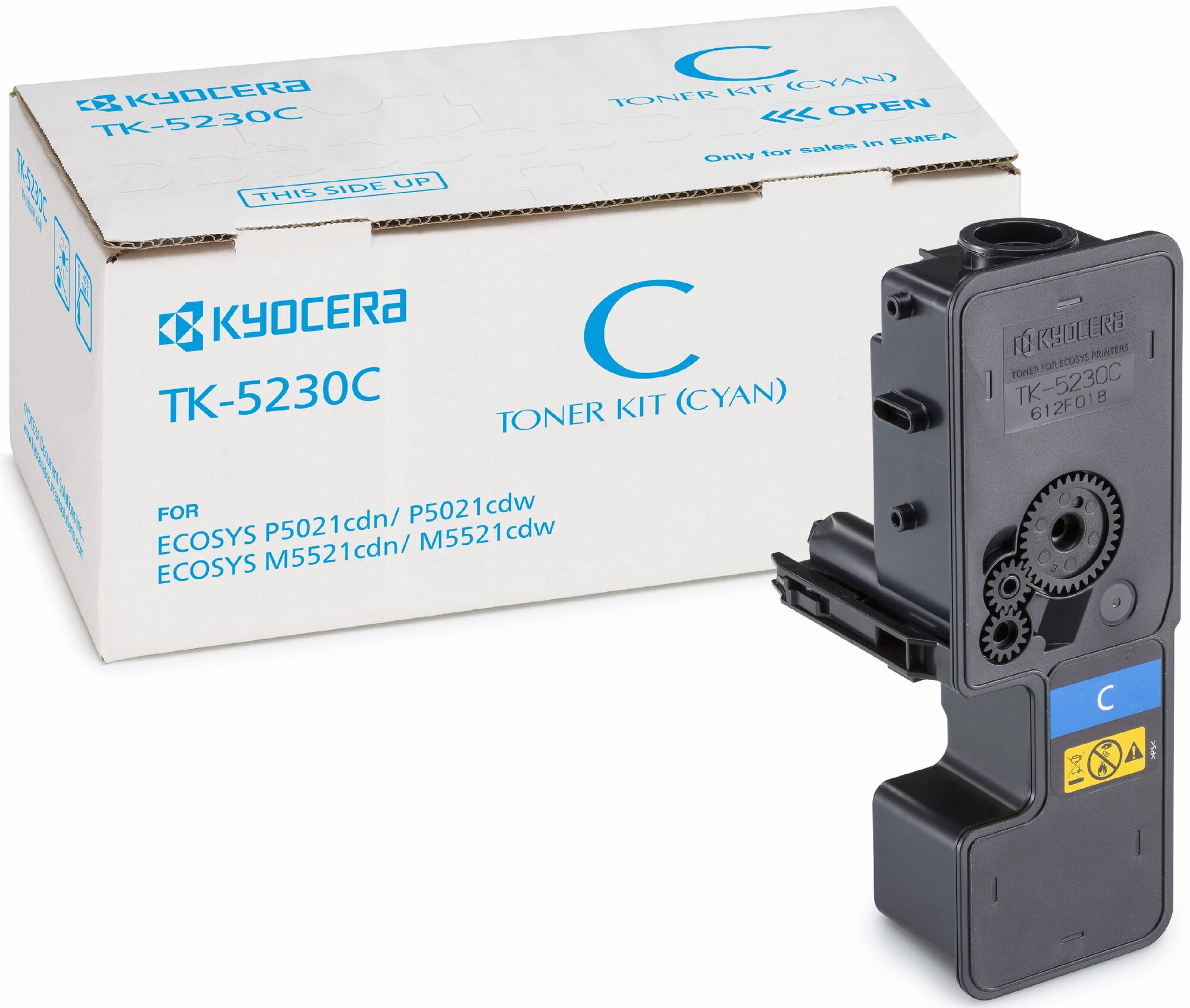 Картридж KYOCERA TK-5230C, голубой, 2200 страниц, оригинальный