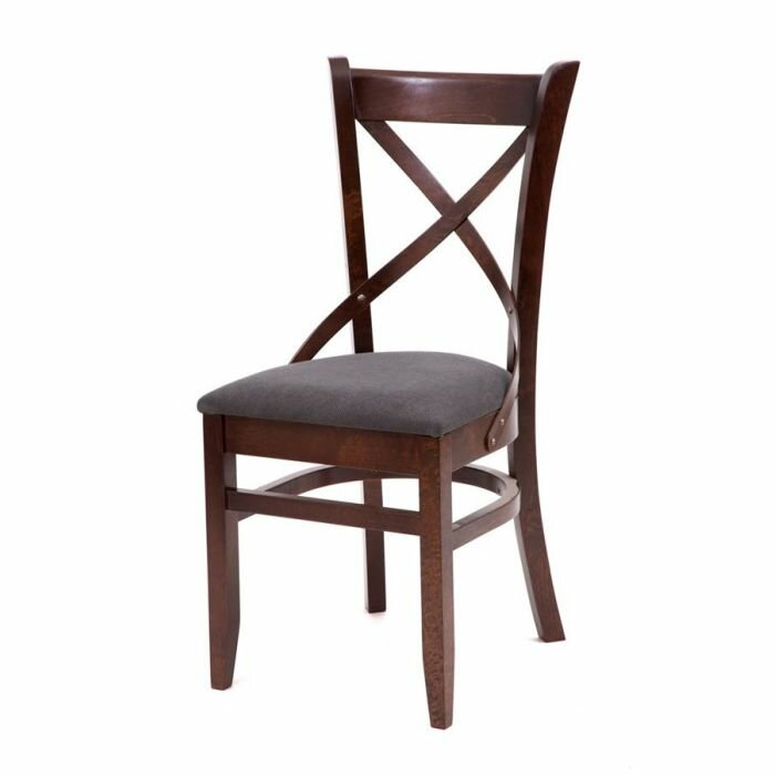 Стул "Хью" (темный тон/темно-серый М07)