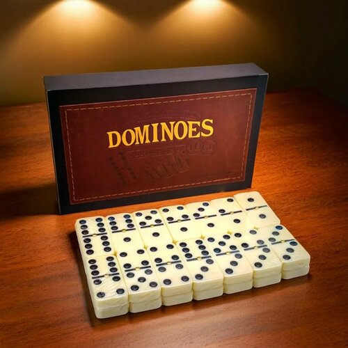 Настольная игра Домино Trubka_miraподарочный набор ABS пластикэкокожа 28 костей 1000₽