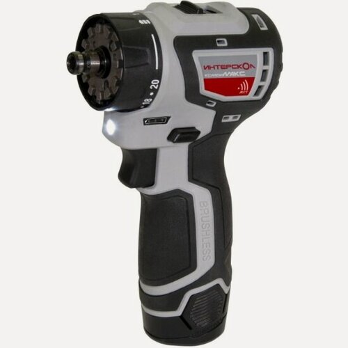 Изображение товара Дрель-шуруповерт аккумулятороная Интерскол ДА-10/12В 36 комбимакс (Li-ion, кейс, 2 аккум, 2Ач, 4 насадки)