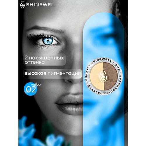 SHINEWELL Тени для глаз Enjoy duo