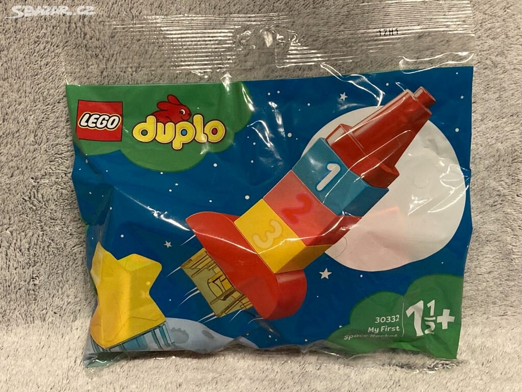 Конструктор LEGO DUPLO 30332 Polybag Моя первая космическая ракета Учим цифры Полибег — фото 1