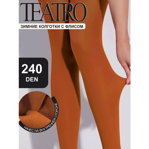 фото Колготки teatro, 240 den, размер 5, оранжевый