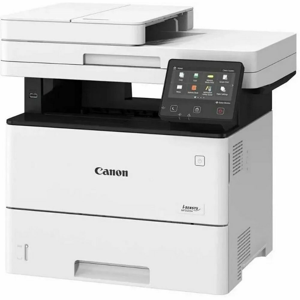 Canon i-Sensys MF553dw А4, МФУ, лазерное, черно-белое , 43стр/мин, 1200dpi, 800МГц, 1024Мб, 50АПД, 550+100, WiFi/AirPrint/USB/Ethernet, (5160C023/5160C010) MF553dw