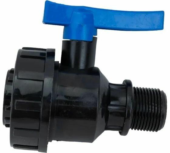 Кран шаровой компрессионный 1"х1", вр-нр ТПК-Аква 2 шт. — фото 1