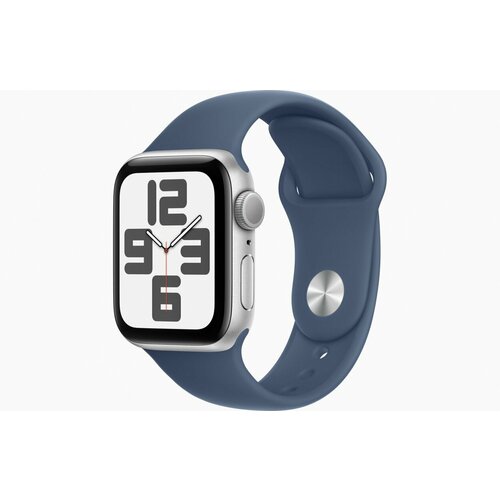 Умные часы Apple Watch Series SE 2024 40mm Aluminium Case SilverBlue Denim Sport Band SM 32767₽