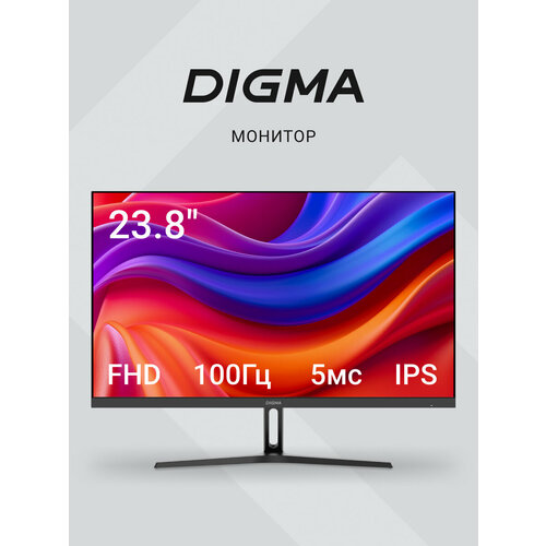 238 Монитор Digma Progress 24P301F 1920x1080 IPS 100Гц 1хHDMI черный dm24sb08 10614₽
