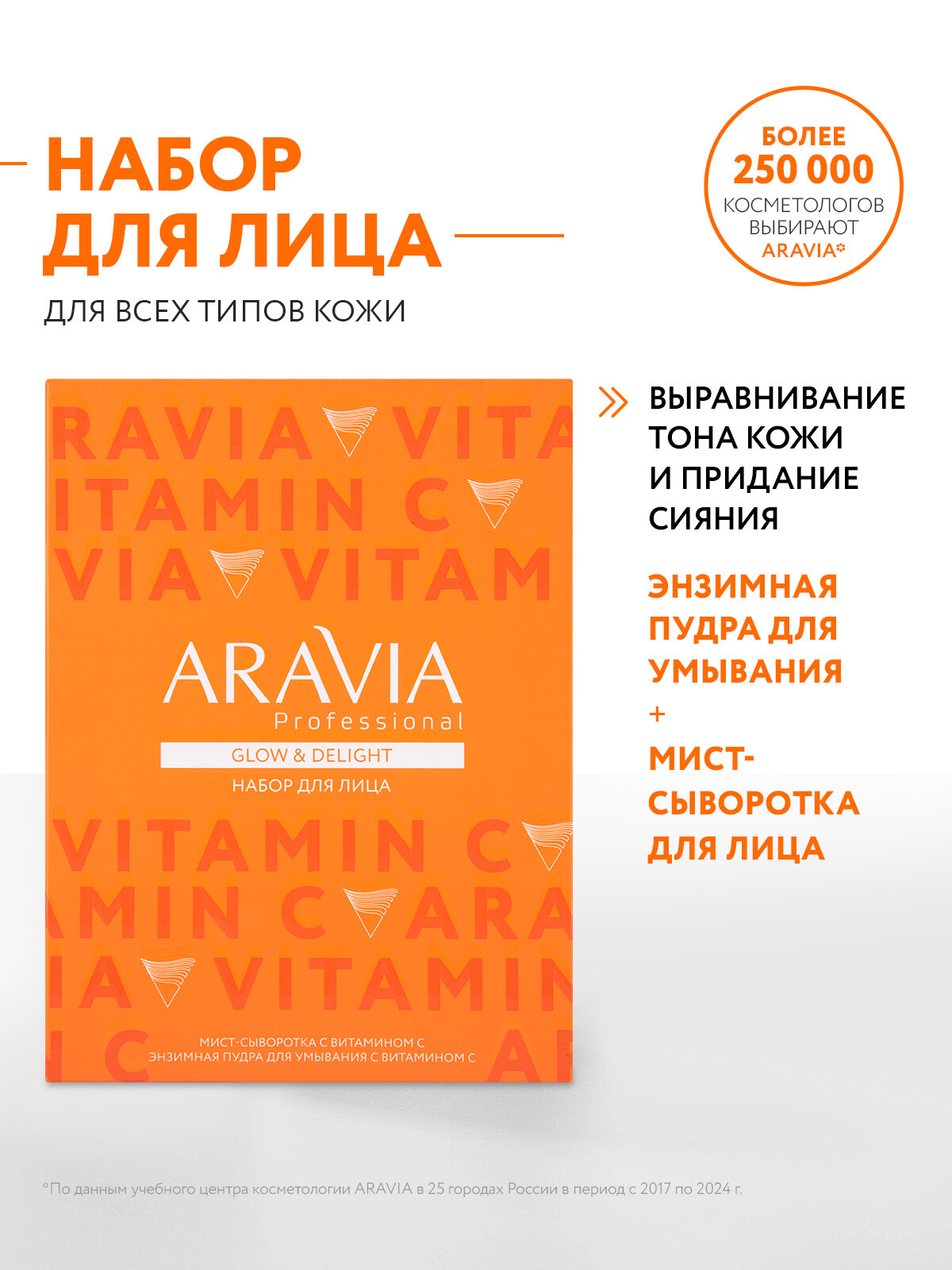 ARAVIA Professional Набор для ухода за кожей лица Glow & Delight
