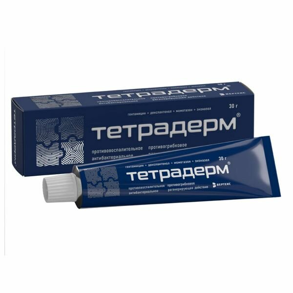Тетрадерм крем д/нар. прим. туба 30г
