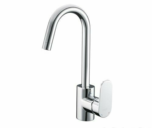Смеситель для кухни WasserKRAFT Donau 5347 с поворотным изливом, хром