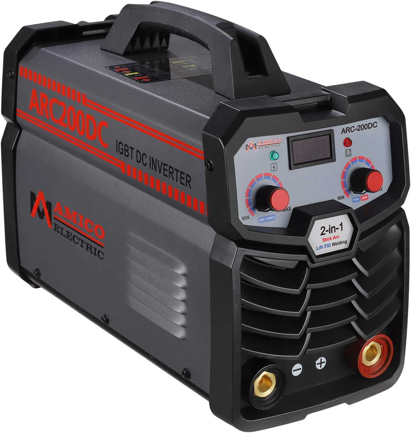 Сварочный инвертор Amico ARC-200 DC, 200А, MMA/TIG, инверторный, 80% ПВ, 100–250В