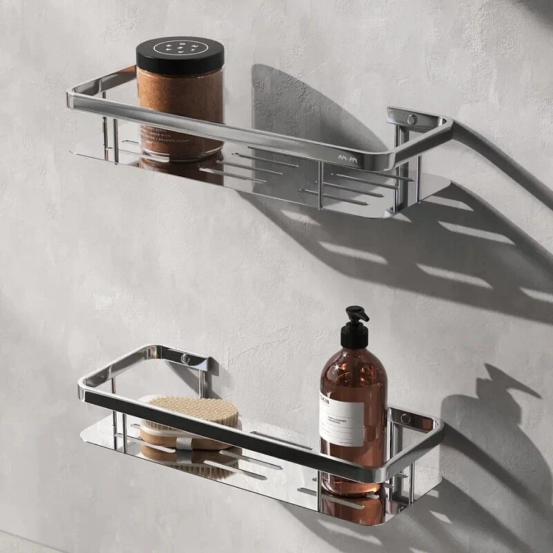 Полка для душа AM.PM "Sense L" A7453200, 2 уровня, хромированная, 34,5х12,8х34,1 гарантия 5 лет