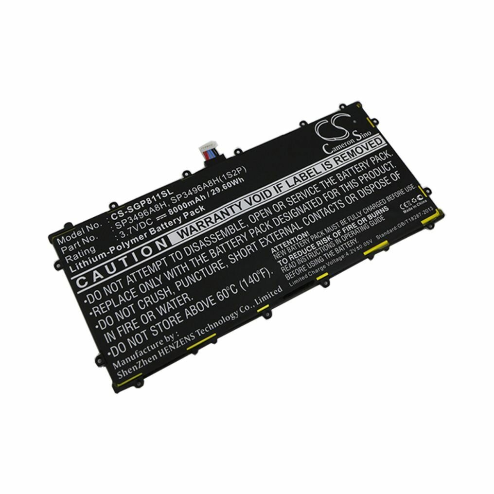 Аккумулятор Cameron Sino для планшетов Samsung Nexus 10 (GT-P8110)
