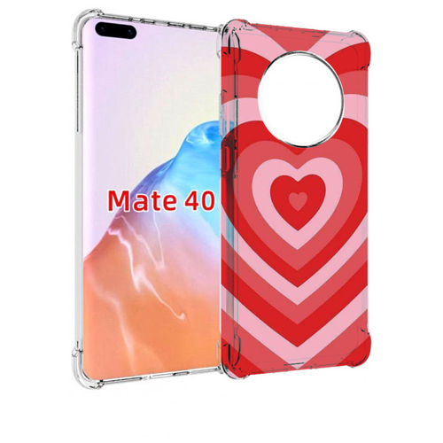 Чехол MyPads завораживающее сердце женский для Huawei Mate 40 / Mate 40E задняя-панель-накладка-бампер
