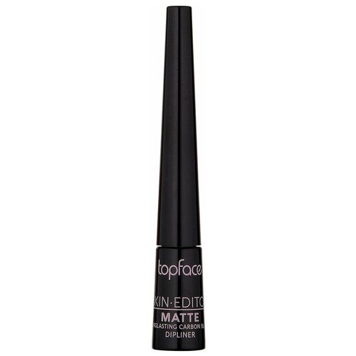 Topface Подводка матовая для глаз Skin Editor Matte Carbon Dipliner PT405, оттенок черный pippa of london magician matte black dipliner