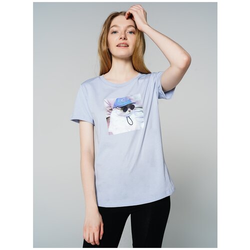 фото Футболка с кор.рукавом твое 79974 размер m, светло-голубой, women