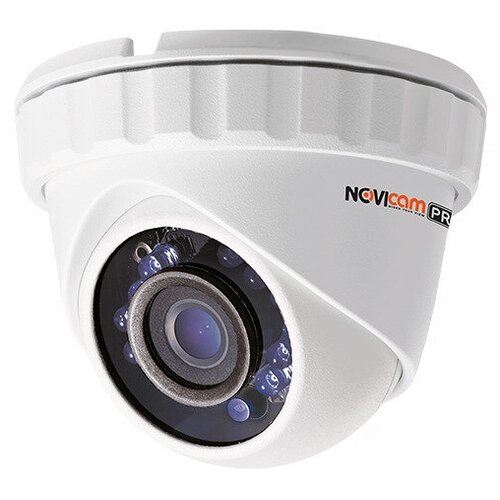 Видеокамера мультигибрид NOVIcam PRO FC22W TVI, AHD, CVI,960H,наружняя,антивандал,купол,1080p;2.8мм