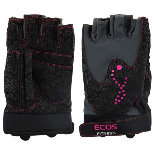 Перчатки для фитнеса Ecos женские, черные, р. L SB-16-1744 005313