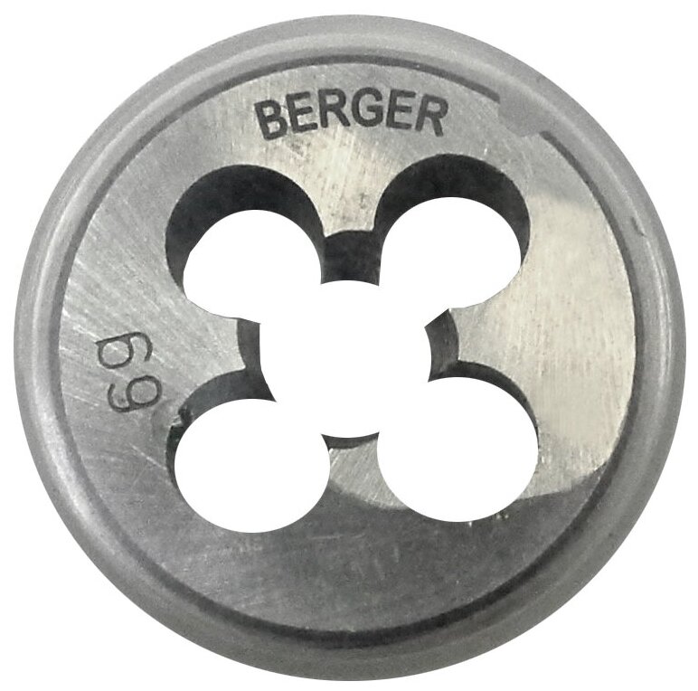 Плашка метрическая BERGER BG1004 М6х1,0 мм - фотография № 1