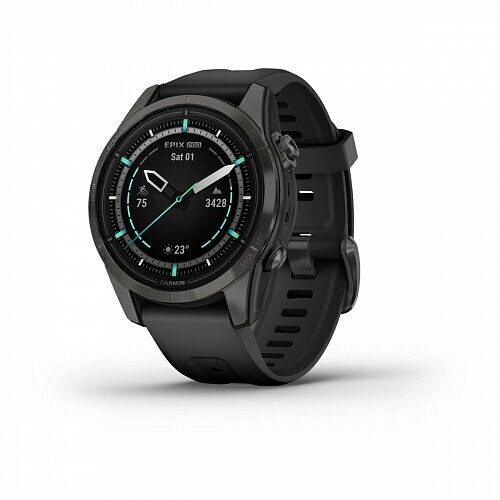 Garmin Epix Pro 42 мм Sapphire Edition Carbon Gray DLC Titanium with Black Band 11499000₽