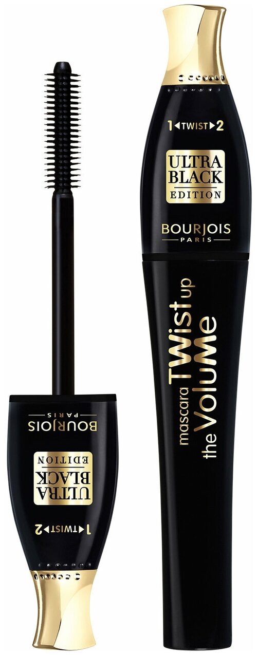 Bourjois Тушь для ресниц Twist Up The Volume, 52 ultra black