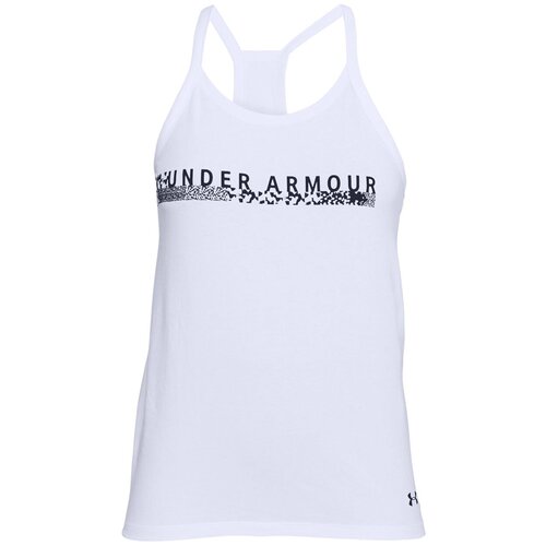 фото Майка under armour metallic bar женщины 1320618-100 md