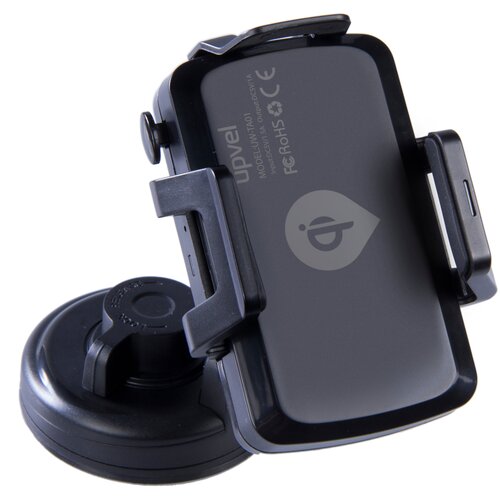 UPVEL UQ-TA01 Stingray, Black автомобильное беспроводное зарядное устройство стандарта Qi upvel роутер upvel n150 ur 312n4g