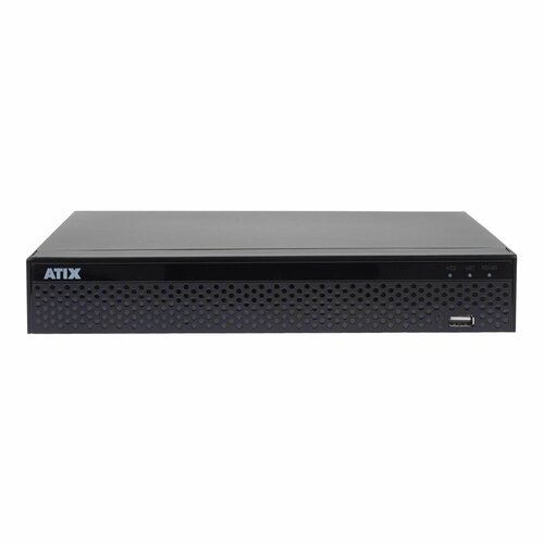 9-канальный IP-видеорегистратор Atix AT-NVR-2109 до 8Мп; жесткий диск SATA до 8 Тб