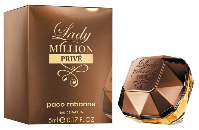 Paco Rabanne парфюмерная вода Lady Million Prive, 5 мл