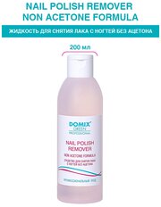 DOMIX Средство для снятия лака без ацетона Nail polish remover non acetone, 200 мл