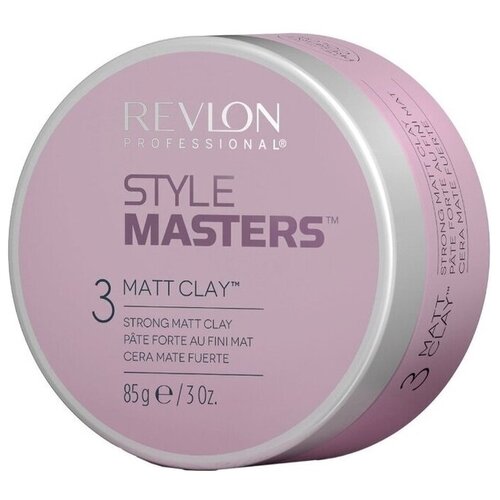 Revlon Professional глина Style Masters Creator Matt Clay, сильная фиксация, 85 мл beardburys matt clay hair pomade матовая глина сильной фиксации 100ml