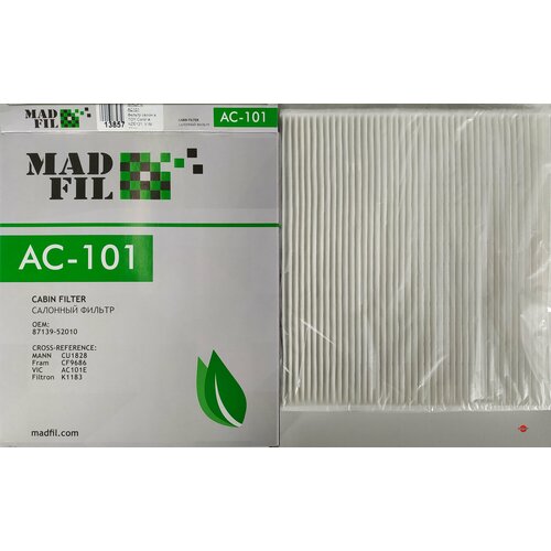 Фильтр Салонный Madfil Toyota Ac-101 MadFil арт. AC-101