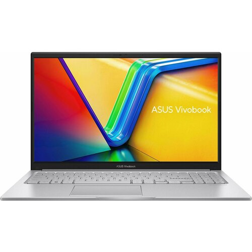 Ноутбук Asus VivoBook X1504VA-BQ284, 15.6, IPS, Intel Core i3 1315U, DDR4 8ГБ, SSD 512ГБ, Intel UHD Graphics, серебристый (90nb10j2-m00br0)