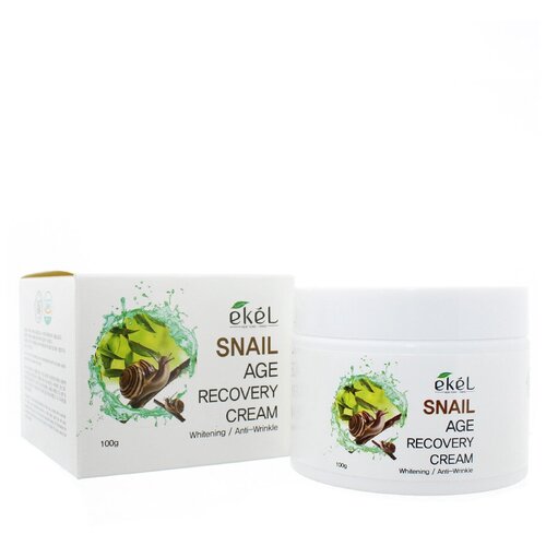 Ekel Age Recovery Cream Snail Крем для лица с муцином улитки 100 гр